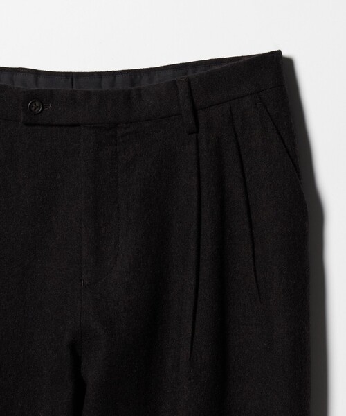 District(ディストリクト)の「<District>シュリンク サージ 2プリーツ テーパードパンツ(スラックス・メンズ・ダークブラウン/ネイビー・M/L/S)」の19枚目の写真