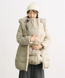 QUNTSTYLE（キュントスタイル）の「【産前・産後】あったかダウン　5WAYママコート＋くま耳付ケープ２点セット（マタニティウェア/グッズ）」