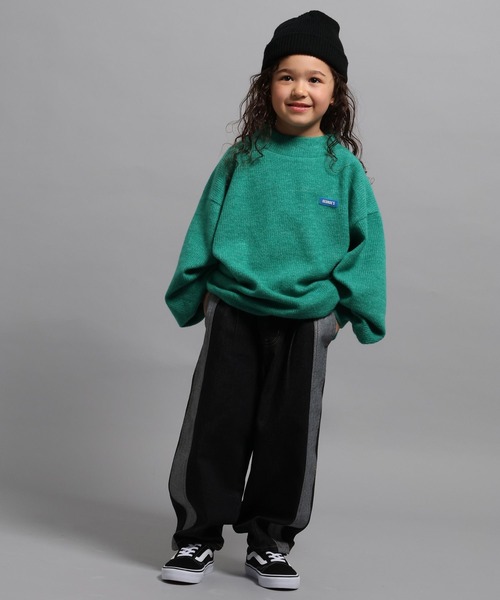 GEORGE'S（ジョージズ）の「【KIDS】カラーオーバープルオーバー（スウェット・キッズ・グリーン/ネイビー・110/130/150）」の3枚目の写真