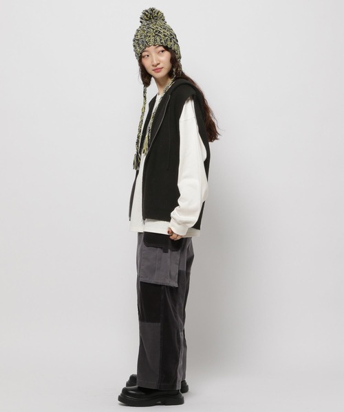 niko and...（ニコアンド）の「リメイクライクカーゴパンツ（カーゴパンツ・レディース・チャコール/アイボリー/カーキ・FREE）」の21枚目の写真