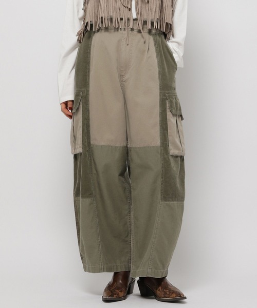 niko and...（ニコアンド）の「リメイクライクカーゴパンツ（カーゴパンツ・レディース・チャコール/アイボリー/カーキ・FREE）」の18枚目の写真