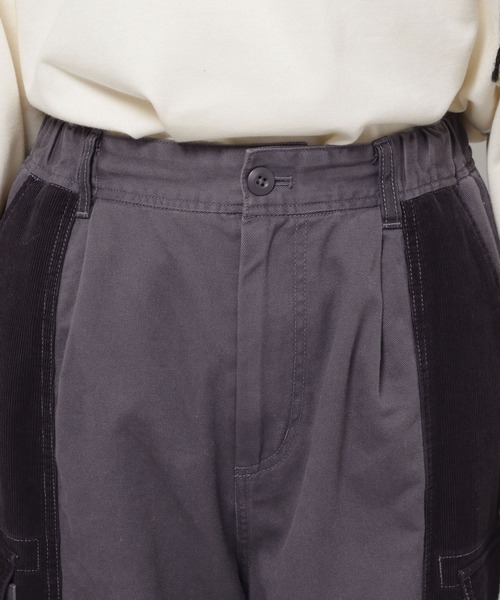 niko and...（ニコアンド）の「リメイクライクカーゴパンツ（カーゴパンツ・レディース・チャコール/アイボリー/カーキ・FREE）」の10枚目の写真