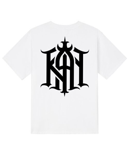 KAN6312(カン6312)の「KTW0003 カンシンボル 半袖Tシャツ - ホワイト(Tシャツ/カットソー・メンズ・その他・LARGE/MEDIUM/SMALL/X-LARGE)」の1枚目の写真