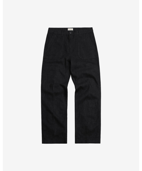 sortie(ソルティ)の「ユーティリティリネンファティーグパンツ(ブラック)(その他パンツ・メンズ・その他・MEDIUM/LARGE/X-LARGE/SMALL)」の1枚目の写真