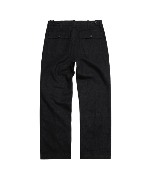 sortie(ソルティ)の「ユーティリティリネンファティーグパンツ(ブラック)(その他パンツ・メンズ・その他・MEDIUM/LARGE/X-LARGE/SMALL)」の2枚目の写真