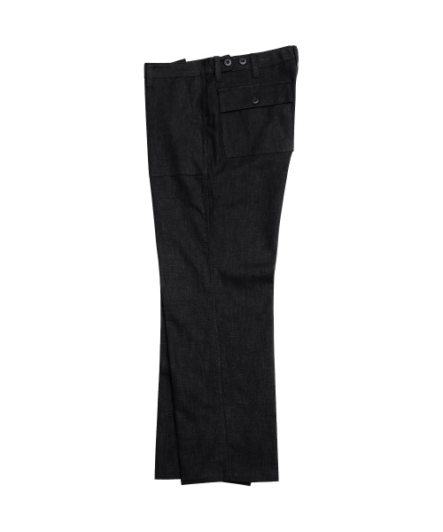 sortie(ソルティ)の「ユーティリティリネンファティーグパンツ(ブラック)(その他パンツ・メンズ・その他・MEDIUM/LARGE/X-LARGE/SMALL)」の3枚目の写真
