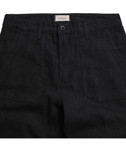 sortie(ソルティ)の「ユーティリティリネンファティーグパンツ(ブラック)(その他パンツ・メンズ・その他・MEDIUM/LARGE/X-LARGE/SMALL)」の4枚目の写真