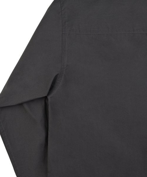 BROWNYARD（ブラウンヤード）の「スタンドカラーシャツ、チャコール（シャツ/ブラウス・レディース・その他・4/3/5）」の12枚目の写真
