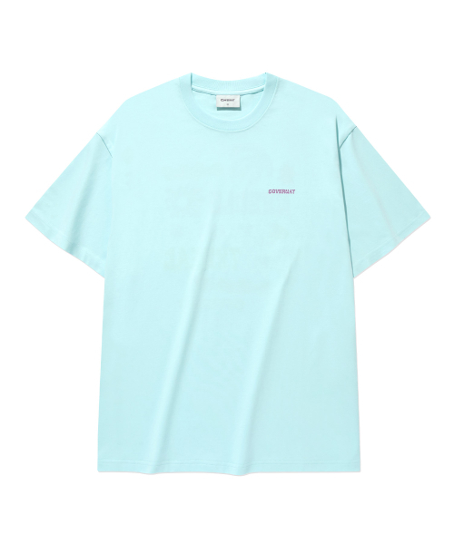 COVERNAT(カバーナット)の「クールコットンドゥードルトロピカルグラフィックTシャツスカイブルー(Tシャツ/カットソー・レディース・その他・SMALL/MEDIUM/LARGE/X-LARGE/XX-LARGE/X-SMALL)」の2枚目の写真
