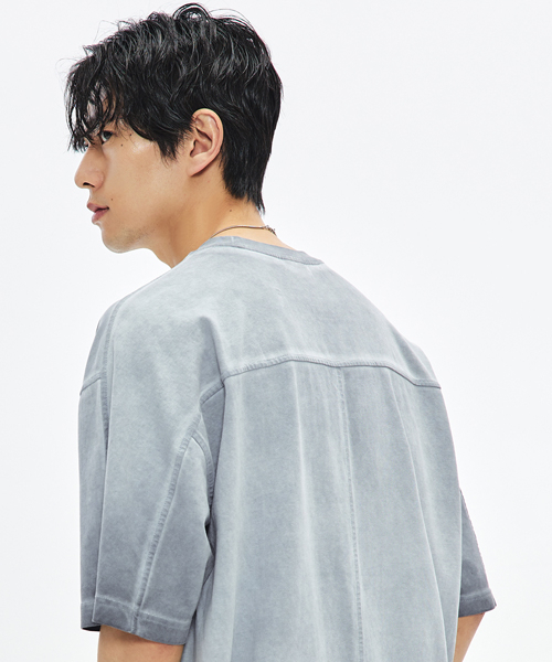 SOVERMENT(ソヴメント)の「460GカットヘビーフロストダイングTシャツ-アイスブルー-(Tシャツ/カットソー・レディース・その他・MEDIUM/SMALL/X-LARGE)」の1枚目の写真
