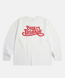 Drinkin Heavyweight L/S Tee Off White