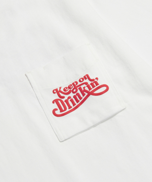 ESPIONAGE（エスピオナジ）の「Drinkin Heavyweight L/S Tee Off White（Tシャツ/カットソー・レディース・その他・MEDIUM/LARGE/X-LARGE）」の5枚目の写真