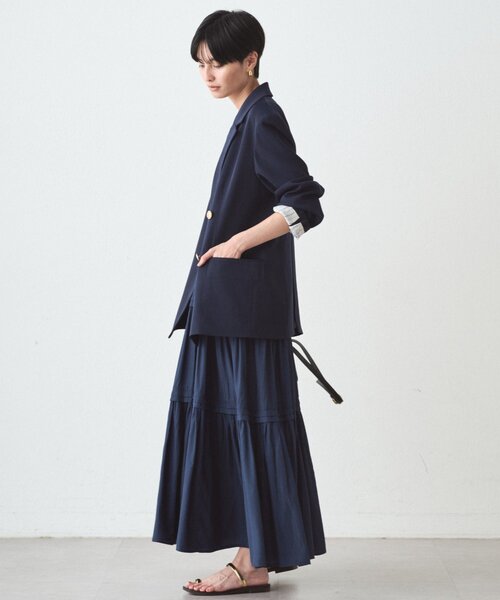 LOUNGEDRESS（ラウンジドレス）の「BASICテーラードジャケット（テーラードジャケット・レディース・ネイビー/ライトベージュ・FREE）」の15枚目の写真