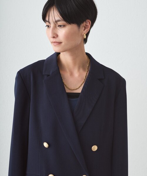 LOUNGEDRESS（ラウンジドレス）の「BASICテーラードジャケット（テーラードジャケット・レディース・ネイビー/ライトベージュ・FREE）」の20枚目の写真