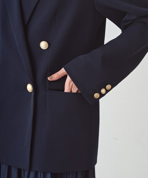 LOUNGEDRESS（ラウンジドレス）の「BASICテーラードジャケット（テーラードジャケット・レディース・ネイビー/ライトベージュ・FREE）」の11枚目の写真