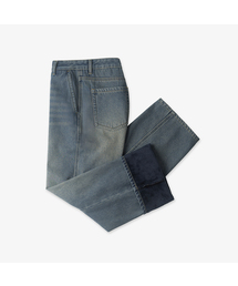 WORK ON BODY OFF（ワークオンボディオフ）の「[起毛/四季]リラックスセミワイドデニムパンツ - ビンテージブルー（デニムパンツ）」