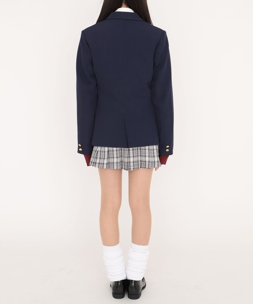 WEGO（ウィゴー）の「WEGO/スクールブレザー（テーラードジャケット・レディース・ネイビー/ブラック・LARGE/SMALL/MEDIUM）」の20枚目の写真