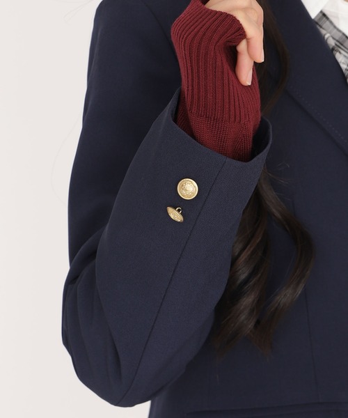 WEGO（ウィゴー）の「WEGO/スクールブレザー（テーラードジャケット・レディース・ネイビー/ブラック・LARGE/SMALL/MEDIUM）」の21枚目の写真