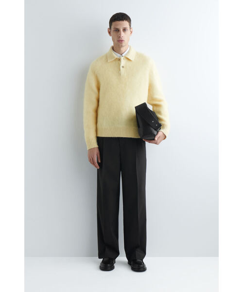 モヘアブレンドブラッシュドポロセーター（ニット/セーター）｜COS