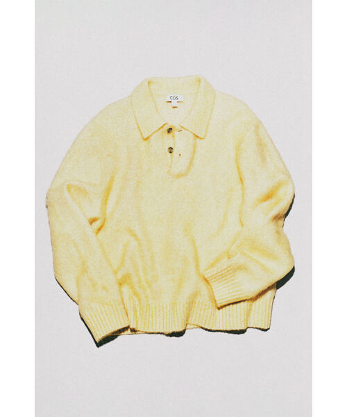 モヘアブレンドブラッシュドポロセーター（ニット/セーター）｜COS