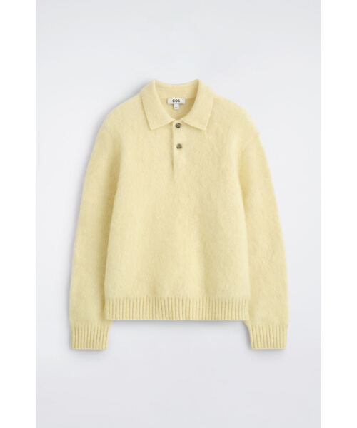 モヘアブレンドブラッシュドポロセーター（ニット/セーター）｜COS
