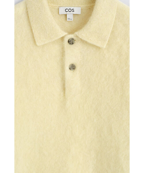 モヘアブレンドブラッシュドポロセーター（ニット/セーター）｜COS