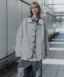 CASPER JOHN AIVER（キャスパージョンアイバー）の「AIVER　ダックカバーオールジャケット（カバーオール）」