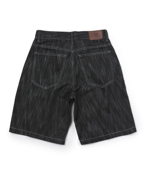 WEST GRAND BOULEVARD（ウエストグランドブルバード）の「バミューダベルト付きサテン生地デニムショーツ BLACK INDIGO（その他パンツ・メンズ・その他・SMALL/MEDIUM/LARGE/X-LARGE）」の3枚目の写真