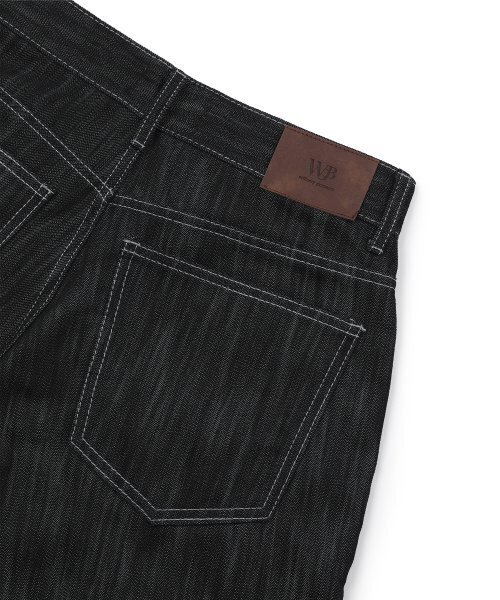 WEST GRAND BOULEVARD(ウエストグランドブルバード)の「バミューダベルト付きサテン生地デニムショーツ BLACK INDIGO(その他パンツ・メンズ・その他・SMALL/MEDIUM/LARGE/X-LARGE)」の5枚目の写真