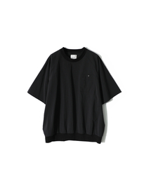 HORLISUN（ホーリーサン）の「Jameson Short Woven Pullover Shirt Black（Tシャツ/カットソー）」