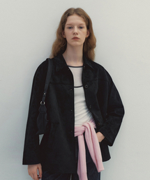 Modern Suede Half Jacket (Black)