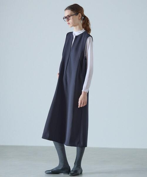 LOGEMENT DE CLAIRE(ロジュモンドクレール)の「ボトルネックプルオーバー(Tシャツ/カットソー・レディース・オフホワイト/トップグレー/チャコールグレー/ブラック・FREE)」の6枚目の写真