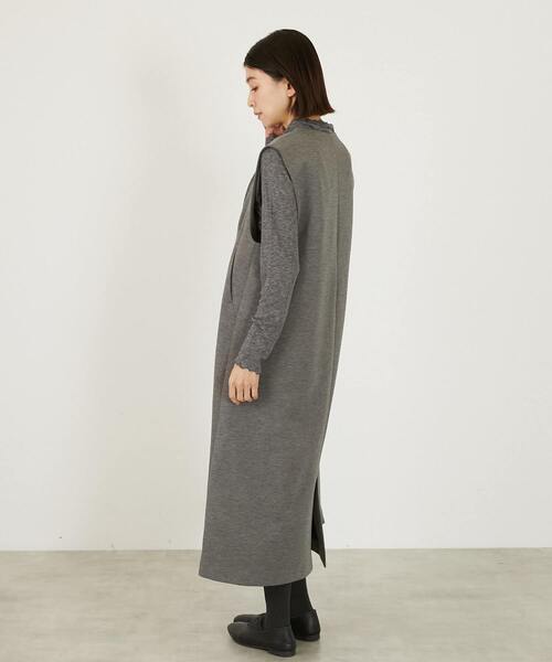 LOGEMENT DE CLAIRE(ロジュモンドクレール)の「ボトルネックプルオーバー(Tシャツ/カットソー・レディース・オフホワイト/トップグレー/チャコールグレー/ブラック・FREE)」の11枚目の写真