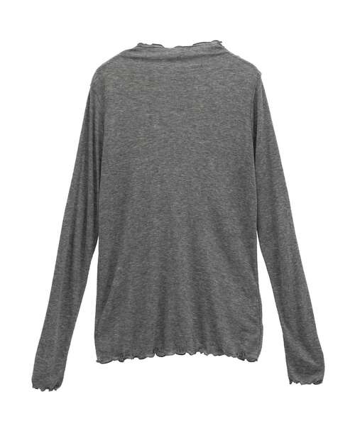 LOGEMENT DE CLAIRE(ロジュモンドクレール)の「ボトルネックプルオーバー(Tシャツ/カットソー・レディース・オフホワイト/トップグレー/チャコールグレー/ブラック・FREE)」の16枚目の写真