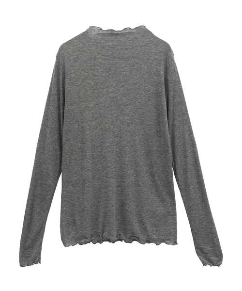 LOGEMENT DE CLAIRE(ロジュモンドクレール)の「ボトルネックプルオーバー(Tシャツ/カットソー・レディース・オフホワイト/トップグレー/チャコールグレー/ブラック・FREE)」の17枚目の写真
