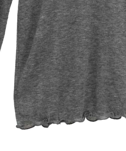 LOGEMENT DE CLAIRE(ロジュモンドクレール)の「ボトルネックプルオーバー(Tシャツ/カットソー・レディース・オフホワイト/トップグレー/チャコールグレー/ブラック・FREE)」の20枚目の写真