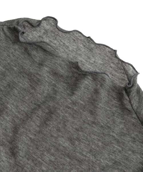 LOGEMENT DE CLAIRE(ロジュモンドクレール)の「ボトルネックプルオーバー(Tシャツ/カットソー・レディース・オフホワイト/トップグレー/チャコールグレー/ブラック・FREE)」の21枚目の写真