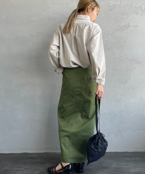 DANTON（ダントン）の「[DANTON/ダントン] ラウンドカラー オックスフォードプルオーバーシャツ(無地)（シャツ/ブラウス・レディース・ホワイト/ライトベージュ・38/36）」の5枚目の写真