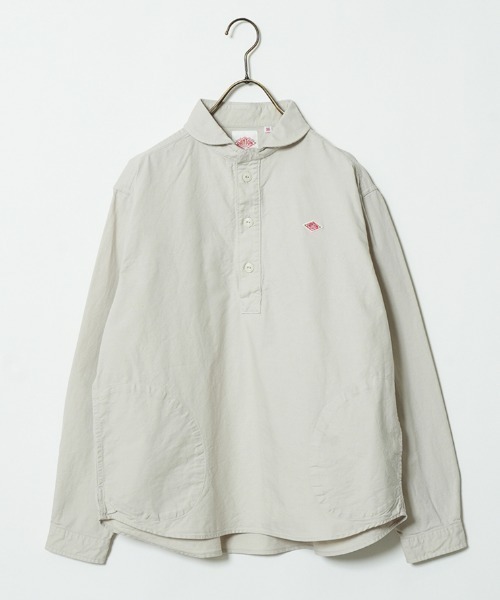 DANTON（ダントン）の「[DANTON/ダントン] ラウンドカラー オックスフォードプルオーバーシャツ(無地)（シャツ/ブラウス・レディース・ホワイト/ライトベージュ・38/36）」の10枚目の写真