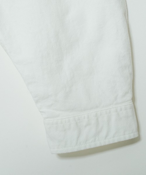 DANTON（ダントン）の「[DANTON/ダントン] ラウンドカラー オックスフォードプルオーバーシャツ(無地)（シャツ/ブラウス・レディース・ホワイト/ライトベージュ・38/36）」の13枚目の写真