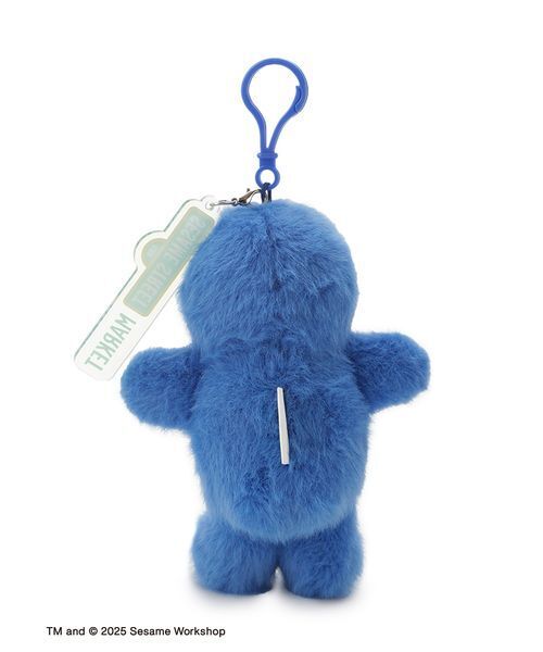 リング付きぬいぐるみチャーム クッキーモンスター（キーホルダー