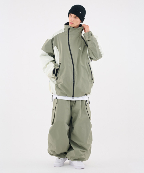 DOLL OUTERWEAR（ドラ アウターウェア）の「[DOLL x DUMDIDUM] 2526 ビタジャケット&パンツセット カーキ 男女共用（セットアップ・レディース・その他・SMALL/MEDIUM/LARGE/X-LARGE）」の11枚目の写真