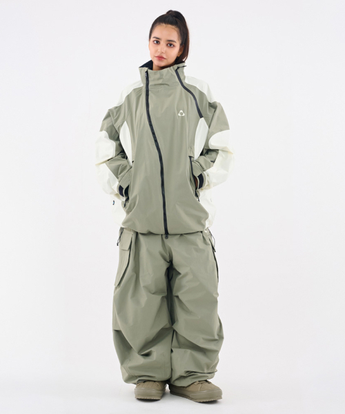 DOLL OUTERWEAR（ドラ アウターウェア）の「[DOLL x DUMDIDUM] 2526 ビタジャケット&パンツセット カーキ 男女共用（セットアップ・レディース・その他・SMALL/MEDIUM/LARGE/X-LARGE）」の6枚目の写真