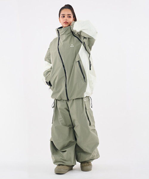 DOLL OUTERWEAR（ドラ アウターウェア）の「[DOLL x DUMDIDUM] 2526 ビタジャケット&パンツセット カーキ 男女共用（セットアップ・レディース・その他・SMALL/MEDIUM/LARGE/X-LARGE）」の7枚目の写真