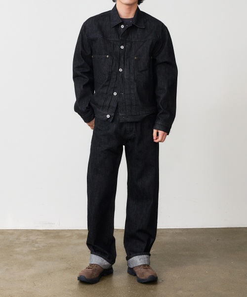 DENMADE（デンメイド）の「DEN0061 Selvedge Wide Fit (One Black)（デニムパンツ・メンズ・その他・L/XL/S/M）」の6枚目の写真