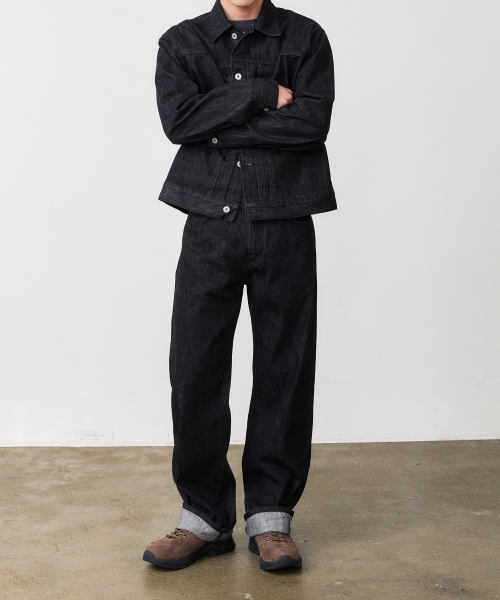 DENMADE（デンメイド）の「DEN0061 Selvedge Wide Fit (One Black)（デニムパンツ・メンズ・その他・L/XL/S/M）」の7枚目の写真