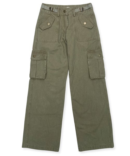 DEFYCLUBROBBERS(ディファイクラブロバース)の「Khaki Cargo Pants(その他パンツ・レディース・その他・MEDIUM)」の1枚目の写真