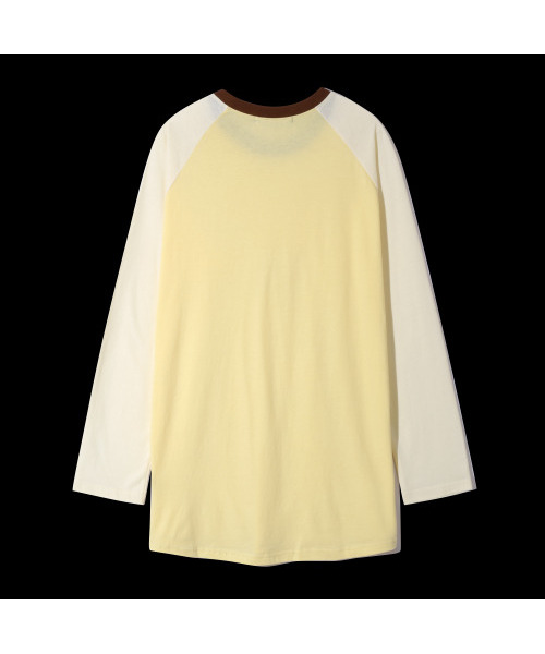 COTTONREBIRTHCLUB(コットンリバースクラブ)の「コントラストラグランTシャツ(イエロー)(Tシャツ/カットソー・レディース・その他・FREE)」の13枚目の写真