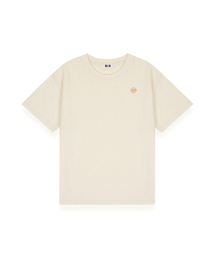 R-0027 / TWEED SHORT TSHIRTS(IVORY)