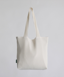 GREEN STUFF（グリーンスタッフ）の「easygoing modern bag 67 - pleats ivory（エコバッグ/サブバッグ・レディース）」